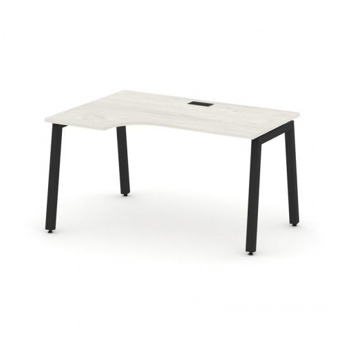 Style Project Стол рабочий эргоном. SN-5A.SPA-021(L) Дуб Табак/Металл Белый 1380*800/980*750 фото 11 Style Project Стол рабочий эргоном. SN-5A.SPA-021(L) Дуб Табак/Металл Белый 1380*800/980*750 фото 11