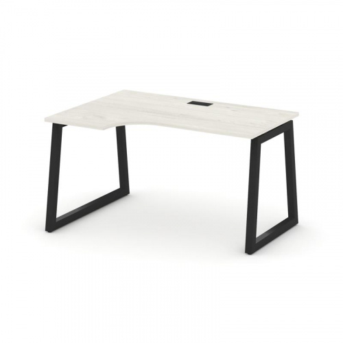 Style Project Стол рабочий эргоном. SN-5T1.SPA-002(L) Акация Лорка/Металл Антрацит/Заглушка Пластик фото 8