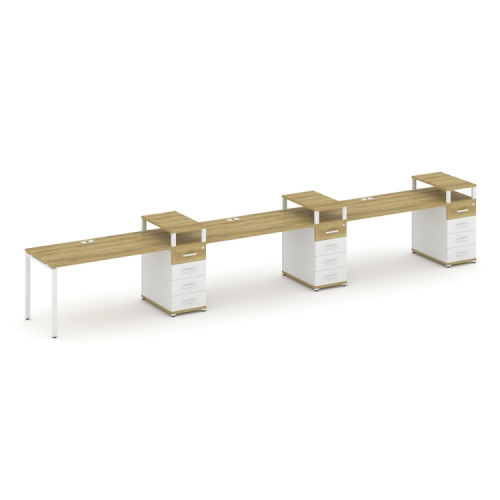 Бенч-система на 3 места с 3 опорными тумбами Concept CN.ORS-459 фото 11 Бенч-система на 3 места с 3 опорными тумбами Concept CN.ORS-459 фото 11