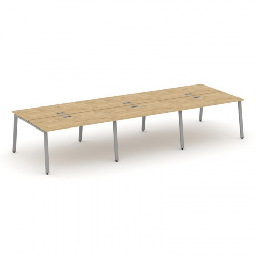 Style Project Рабочая станция 2-х сторон. SN-6A.DRS-081 Дуб Табак/Металл Белый 2940*1632*750 фото 6