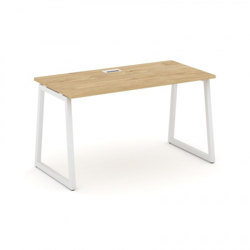 Style Project Стол письменный SN-4T1.SP-011 Акация Лорка/Металл Антрацит/Заглушка Пластик Черный 980 фото 3