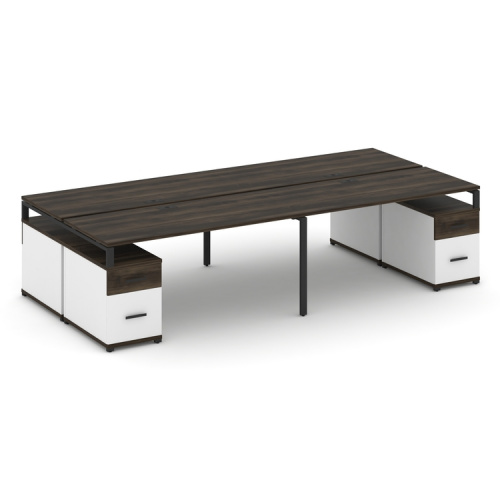 Бенч-система на 4 места с 2 опорными тумбами Concept CN.DRS-332 фото 9