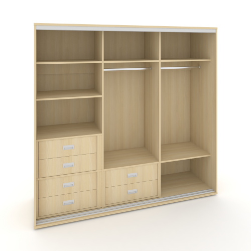 Корпус 3-х секционного шкафа низкого L=2369мм Maris SH.K3-6.2 K7