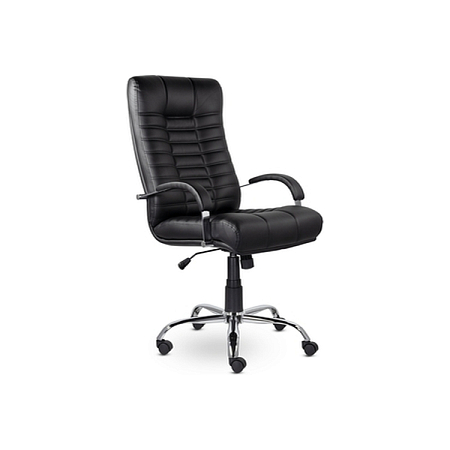 Кресло руководителя Атлант (Хром) (Натуральная кожа)