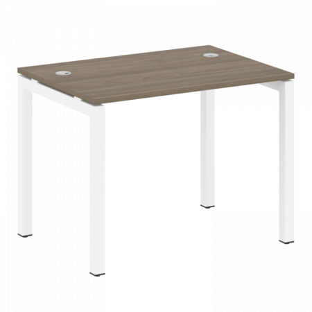 Стол офисный на П-обр. м/к Metal System Quattro 50БП.СП-1