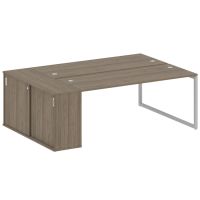 Бенч-система с шкафом-купе на О-обр. м/к Metal System Quattro 40БО.РС-СШК-1.5